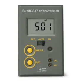 Conductivity Mini Controller, Range: 0.00 to 10.00 mS/cm, Dosing Relay: Contact Closed when Reading 