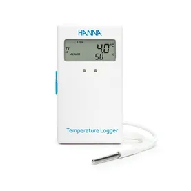 Temperature logger with LCD, 1 channel (external)