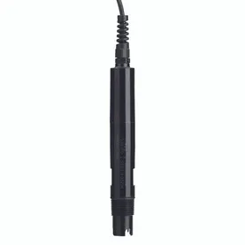 Flat tip ORP process smart probe with platinum sensor, PTFE junction, and 5 meters of cable