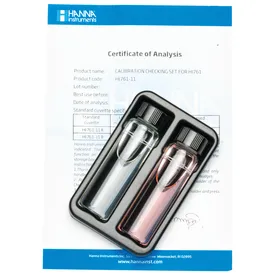Total Chlorine Checker HC Ultra Low Range Calibration Check Set