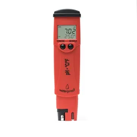 pHep®5 pH/Temperature Tester with 0.01 pH resolution and 3 pt. calibration