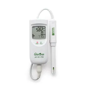 Groline Hydroponic Waterproof pH/EC/TDS/Temperature Portable Meter