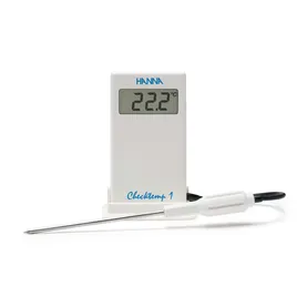 Checktemp®1 water resistant digital thermometer with stainless steel penetration probe and 3.3’ sili