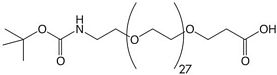 Boc-NH-(PEG)₂₇-COOH (88 atoms)