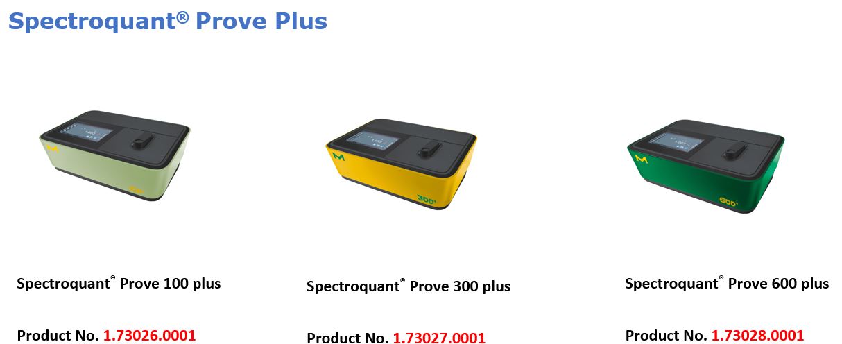 הספקטרופוטומטר החדש שלנו - Spectroquant® Prove Plus