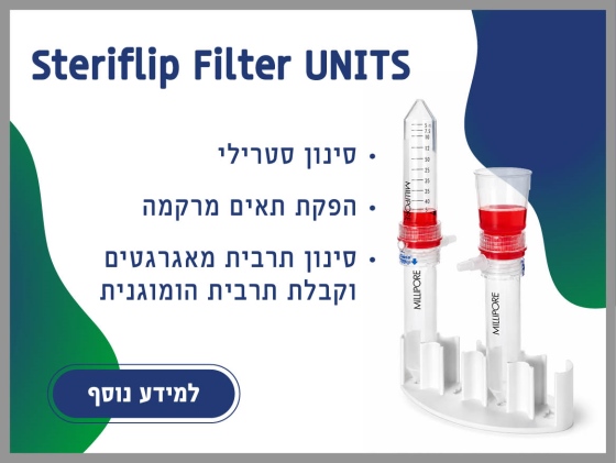 Steriflip filter unis