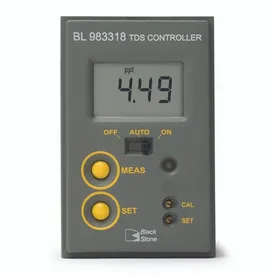 TDS Mini Controllers, range: 0.00 to 10.00 ppt, dosing relay: contact closed when reading exceeds se