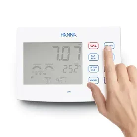 "pH Benchtop Meter includes HI11310 Glass Body pH Electrode,Electrode Holder,USB CtoC 1.5 m"