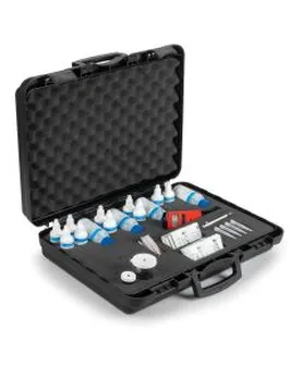 Water quality test kit; alkalinity (as CaCO3), chloride (as Chlorine-), hardness as (CaCO3),