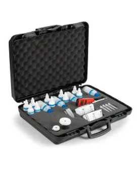 Boiler test kit; alkalinity (as CaCO3) chloride (as Chlorine-) hardness (as CaCO3) pH phosphate