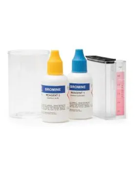 Bromine (as Br?), Range: (0.0-3.0mg/L) Method: colorimetric, approx. 60 tests