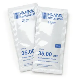 35.00 ppt @ 25°C salinity calibration standard sachets , (25 x 20mL)