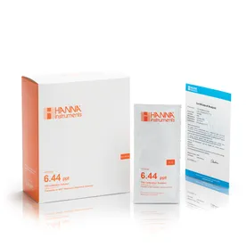 6.44 g/L (ppt) @ 25°C TDS Calibration Standard Sachets with Certificate of Analysis, (25 x 20mL)