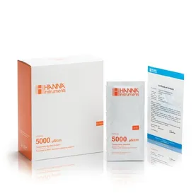 5000 µS/cm EC value @ 25°C EC Calibration Standard Sachets with Certificate of Analysis (25 x 20mL)