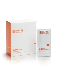 5000 µS/cm @ 25°C EC Calibration Standard Sachets, (25 x 20mL)