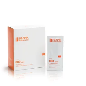 800 mg/L (ppm) TDS value @ 25°C, (25) 20 mL sachets