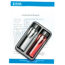 Free Chlorine Checker  HC® Calibration Check set (0.00 and 1.00 ppm  Free Cl?)