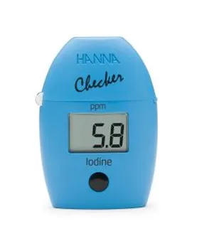 Iodine Checker HC® colorimeter: Range   00.0 to 12.5 ppm (mg/L)