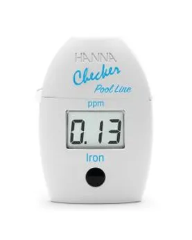 Pool Line Iron Checker HC® colorimeter: Range   0.00 to 5.00 ppm (mg/L)