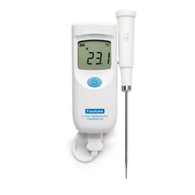 Portable K-type thermocouple thermometer with HI766C1 ultra-fast penetration probe