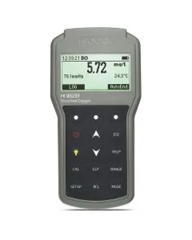 Waterproof portable dissolved oxygen and BOD meter; Range: DO 0.00 to 50.00 ppm; 0.0 to 600.0 % Satu