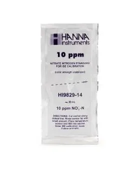 10 ppm standard sachet for HI7609829-12 nitrate ISE,  25 mL (25)