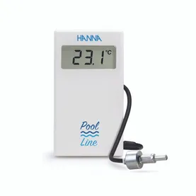 Pool Line Checktemp® Dip Digital Thermometer with Weighted Stainless Steel Probe and 3 m (9.9’)