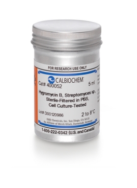 Hygromycin B, <i>Streptomyces</i> sp., Sterile-Filtered Solution in PBS, Cell Culture-Tested - CAS 3