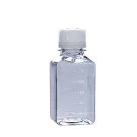 PETG Media Bottles, 250 ml, Sterile, 60 un. - ABDOS