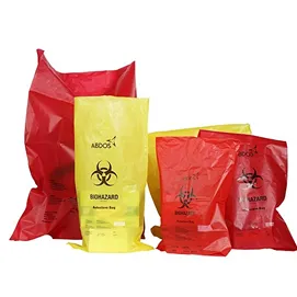 Biohazard Disposable Bags, HMHDPE, Red, 121°C18 x 22 Inch200 un.