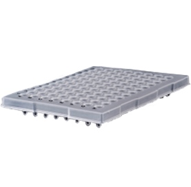 Pcr plates , pp - 96 semi-skirted standard well, DNase/RNase free - 10 unABDOS.