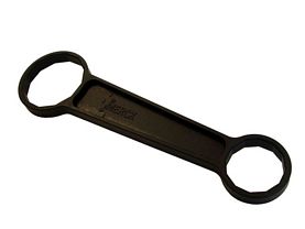 Bottle key for opening and closing bottles with S 40 and S 28 screw caps