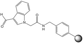 (3-Formylindolyl)acetamidomethyl polystyrene