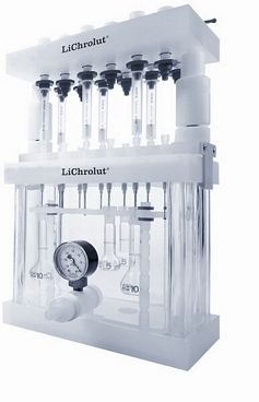 Vacuum manifold for sample preparation LiChrolut®
