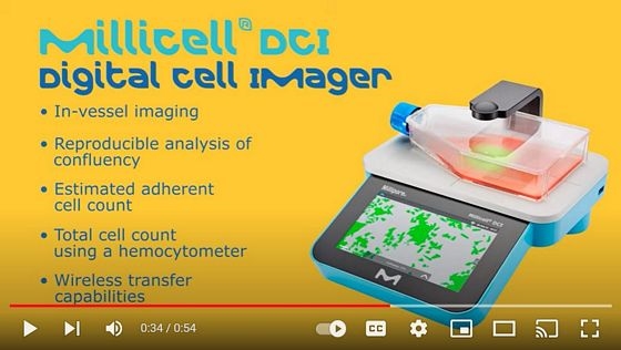 חדש! מכשיר להדמיית תאים, הערכת צפיפות וצילום תמונות Millicell® Digital Cell Imager