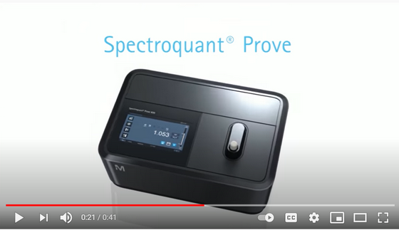 Spectroquant® Prove It just makes your work flow