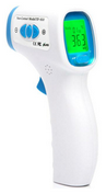 Infrared Thermometer 34-43oC with background color temp indication.